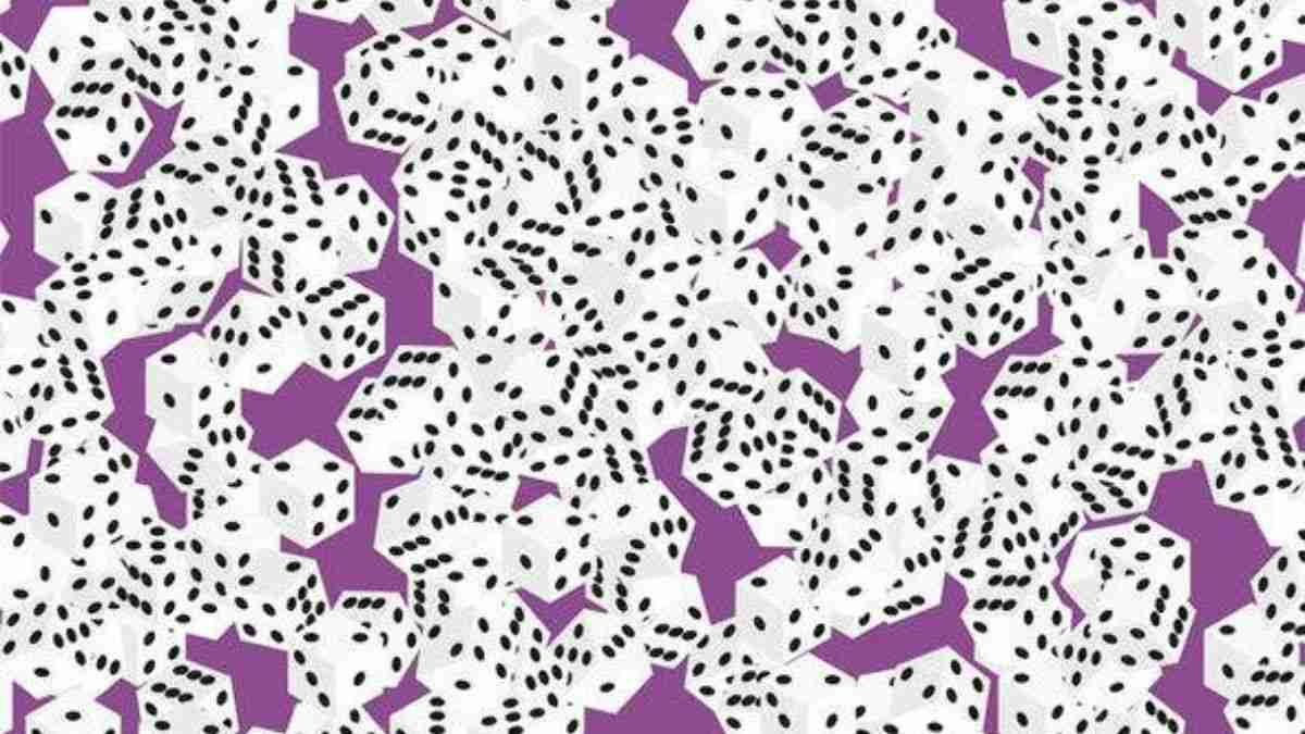 Optical Illusion: Can You Spot the Dice With Seven Spots in 13 seconds? 